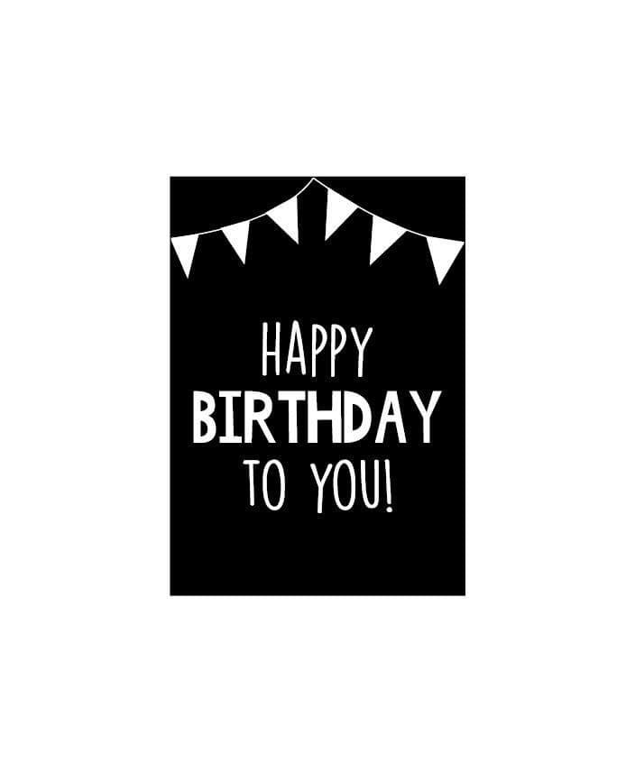 cadeaulabel happy birthday to you