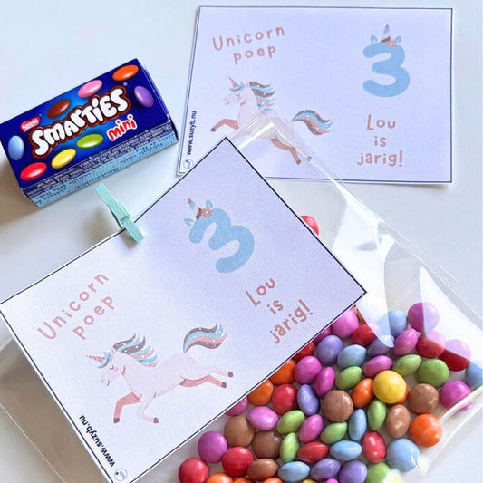 Printable unicorn poep