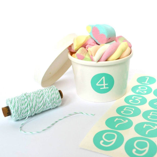 Witte bakjes met deksel 5x