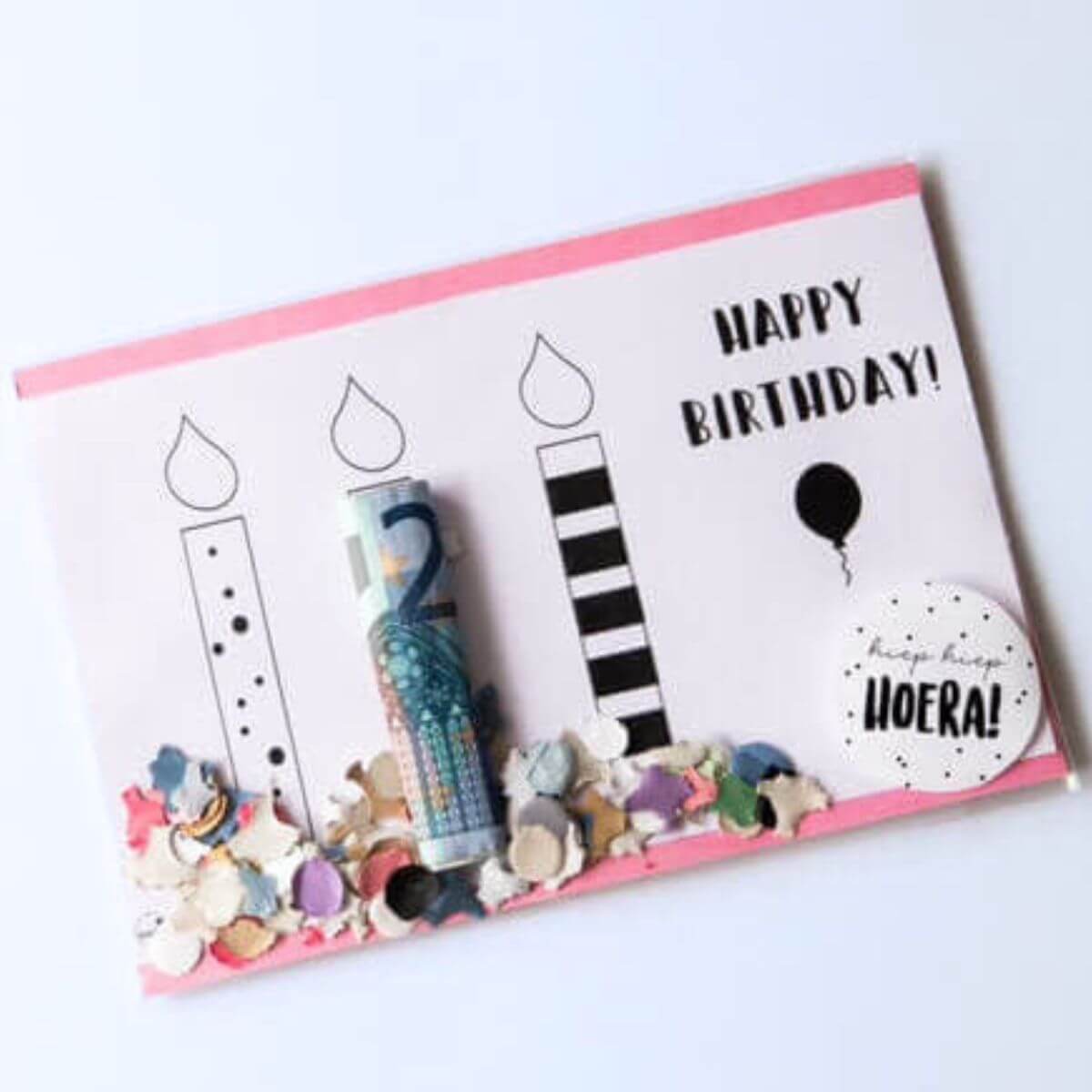 Printable geld cadeau geven