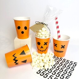 Traktatie stickers Halloween