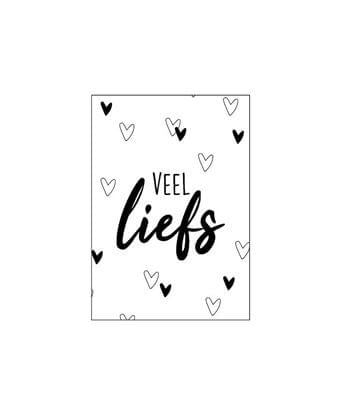 cadeaulabel veel liefs
