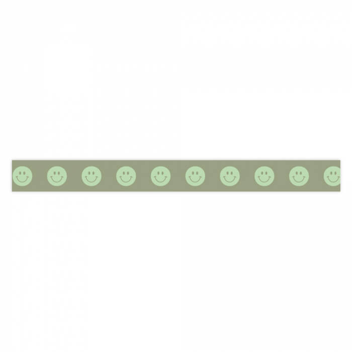 cadeaulint smiley groen