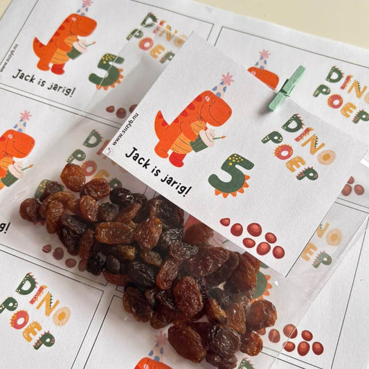 dino poep traktatie