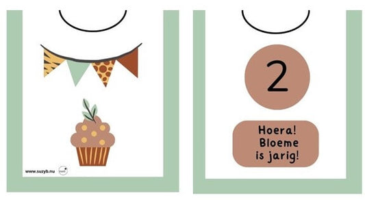 Knijpfruit traktatie cupcake