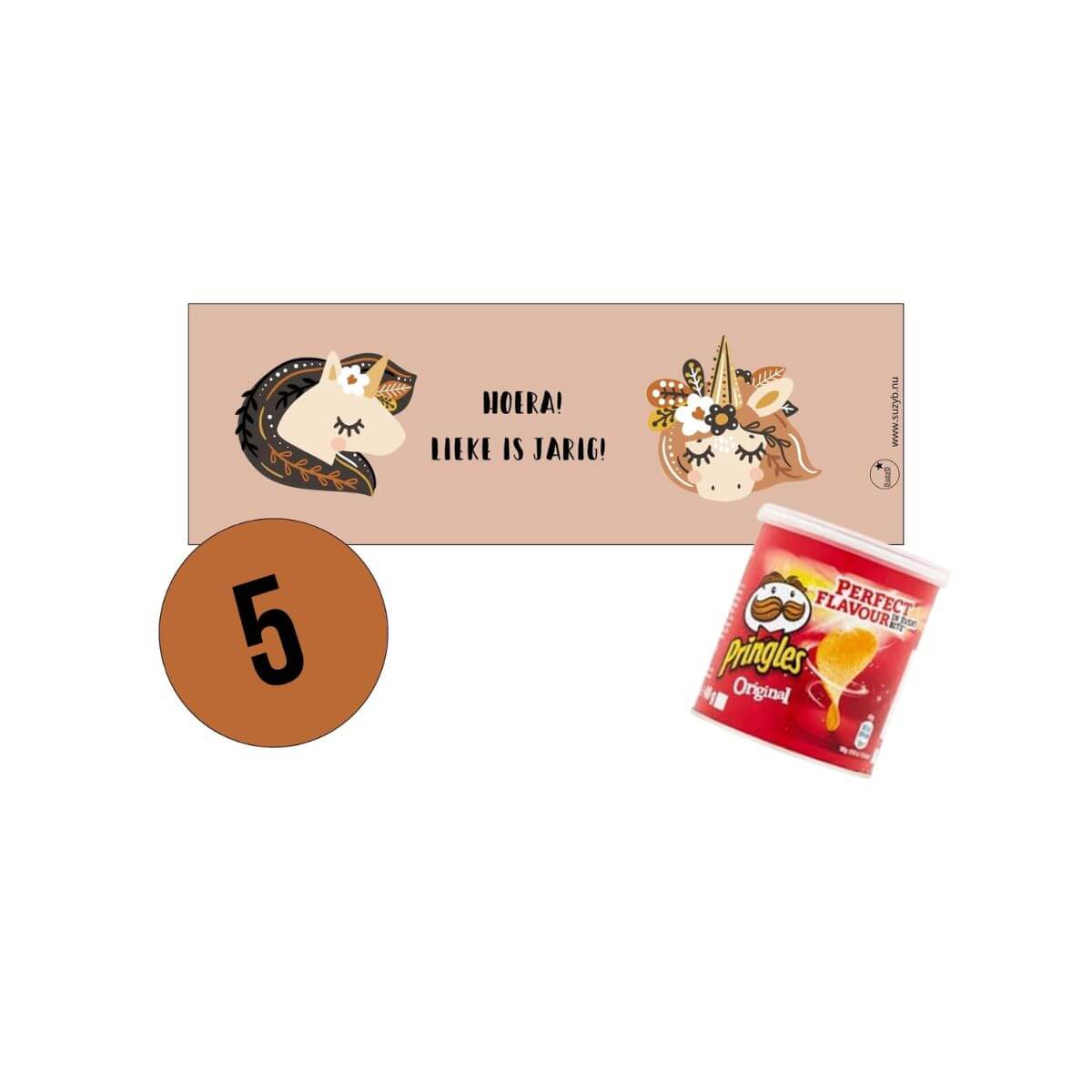 pringles traktatie unicorn