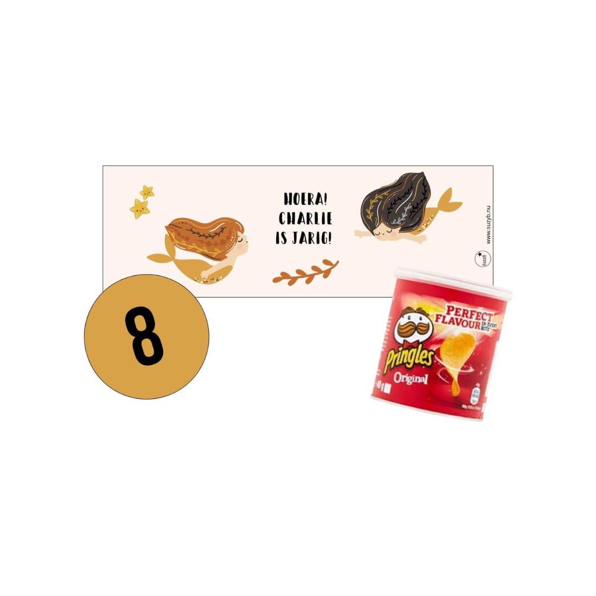 pringles traktatie met zeemeermin