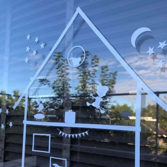 raamsticker sinterklaas