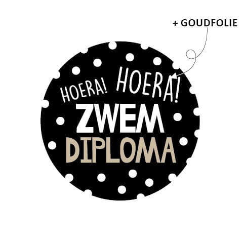 sluitstickers zwemdiploma