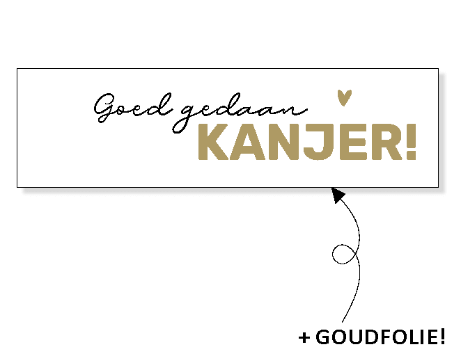 sluitsticker goed gedaan kanjer