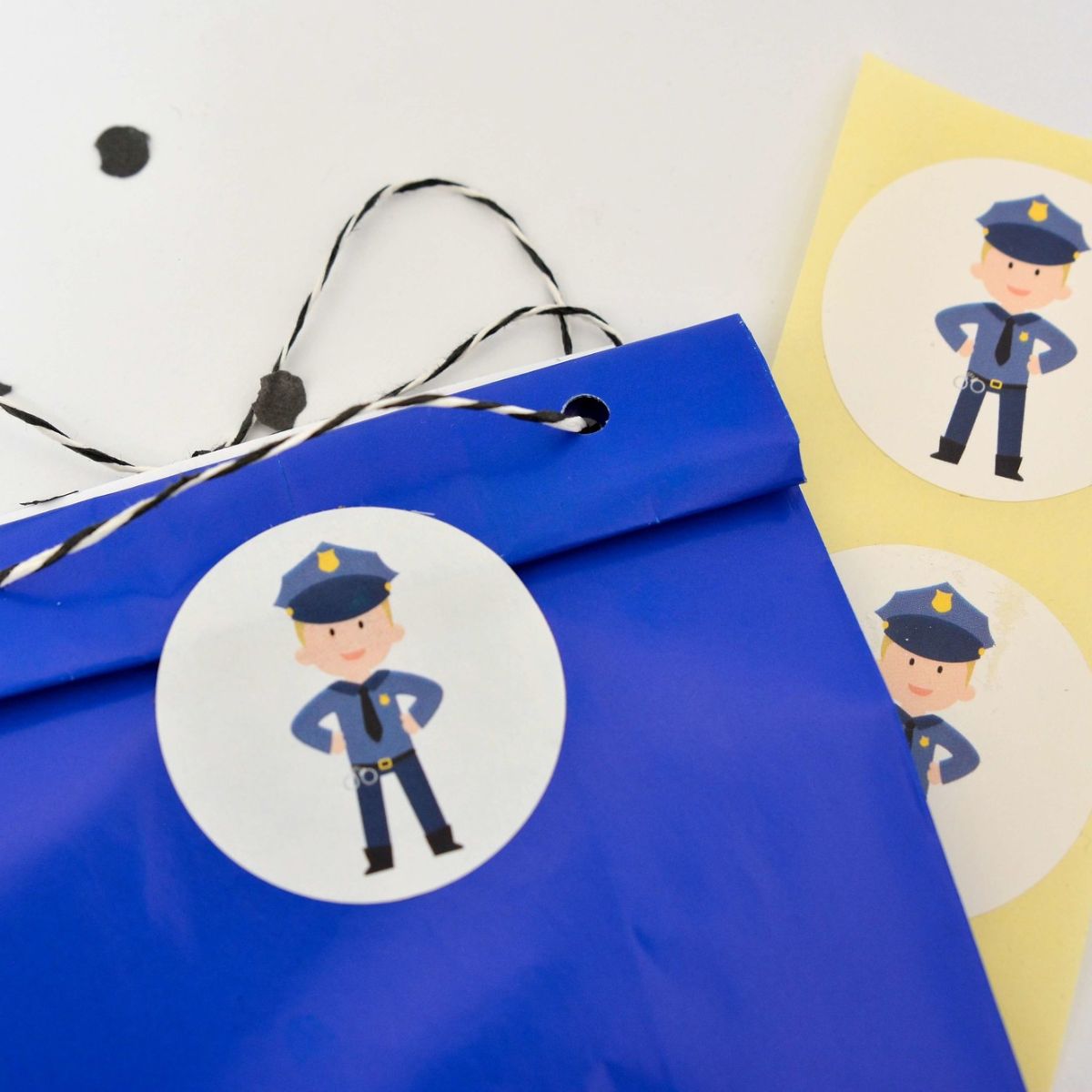 sluitsticker politie