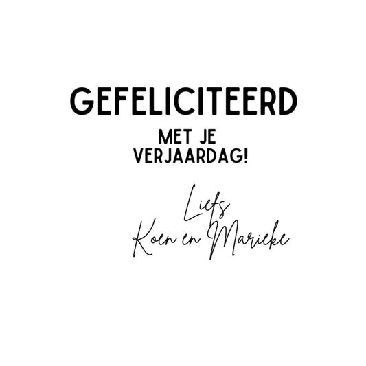 Sluitsticker met naam