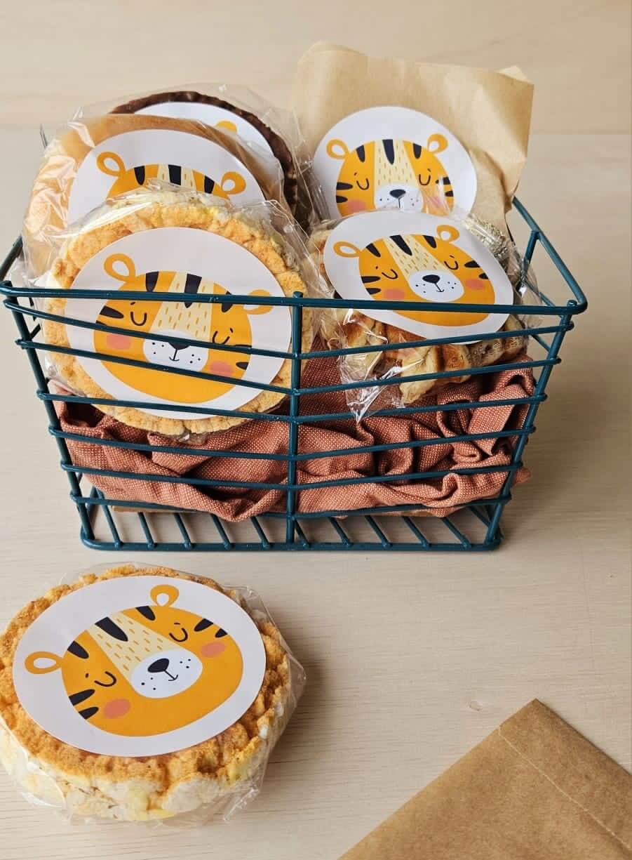 sticker tijger voor traktatie
