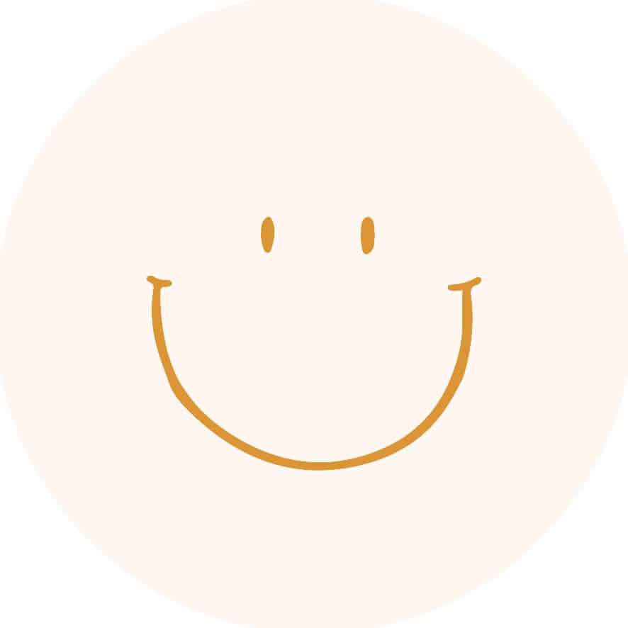 traktatiesticker smiley voor traktatie