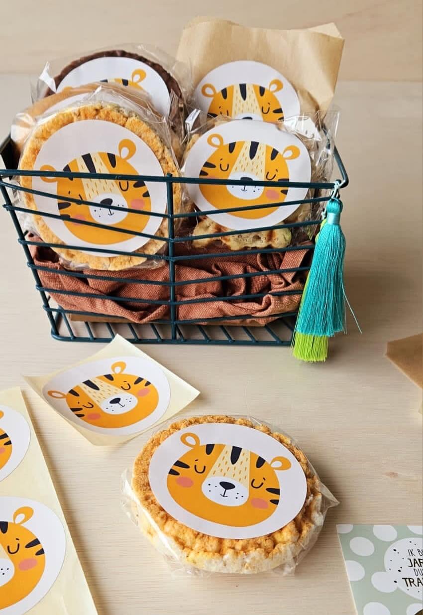 traktatie tijger met koek