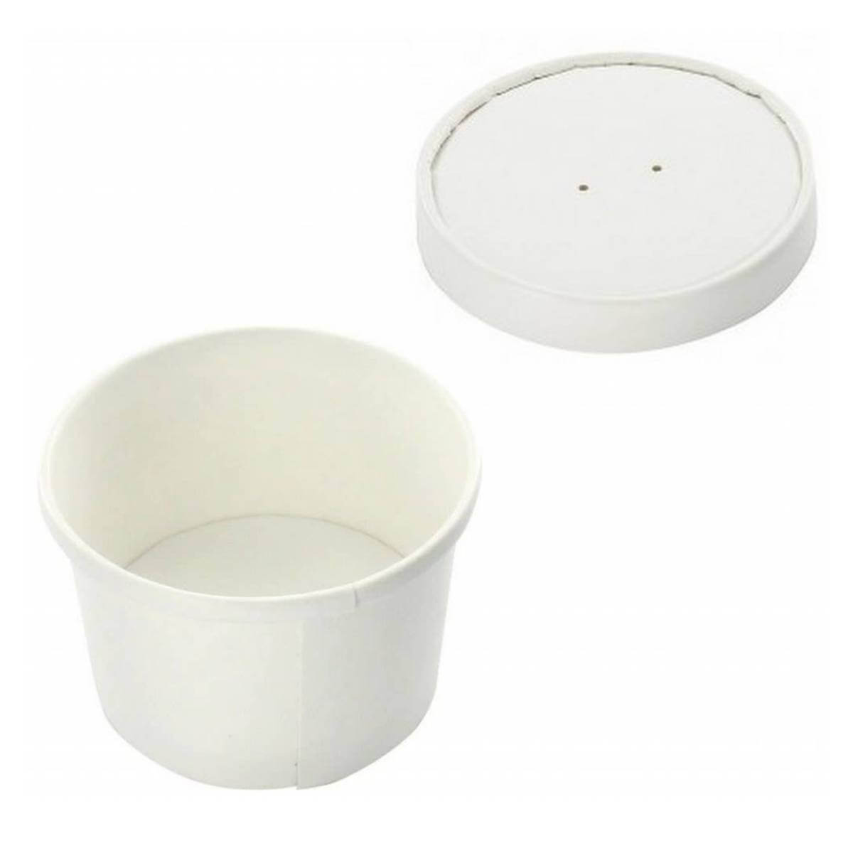 Witte bakjes met deksel 5x